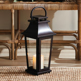 Napa Washed Bronze MAURICE OUTDOOR LANTERN SMALL