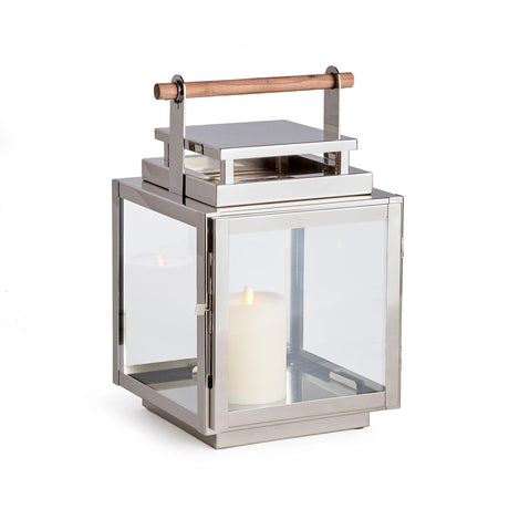 Napa Nickel ADWIN OUTDOOR LANTERN MEDIUM