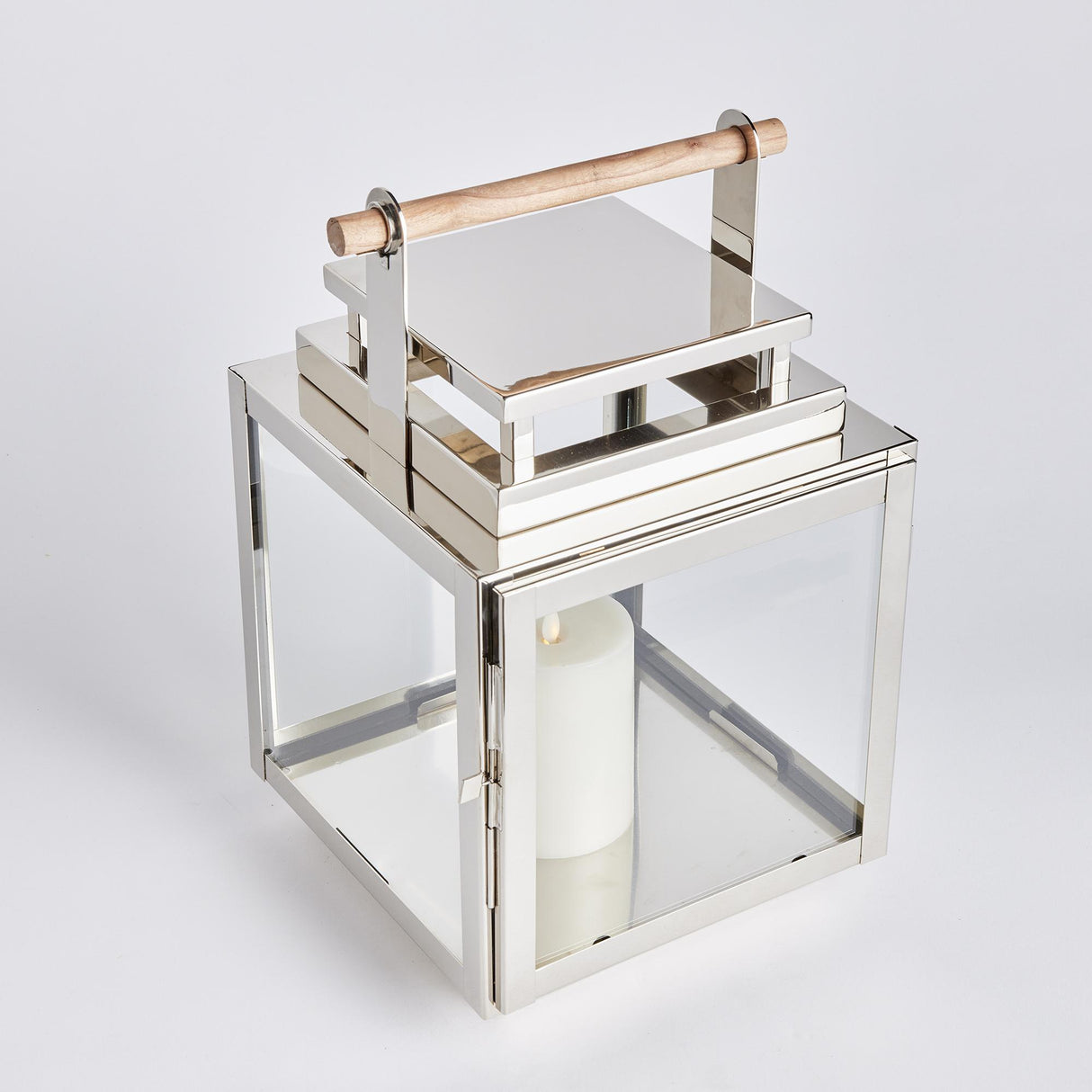 Napa Nickel ADWIN OUTDOOR LANTERN MEDIUM