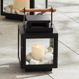 Napa Black ADWIN OUTDOOR LANTERN SMALL