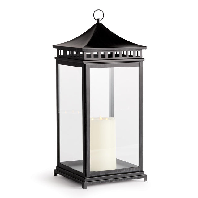 Napa Washed Black KITO OUTDOOR LANTERN LARGE