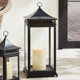 Napa Washed Black KITO OUTDOOR LANTERN LARGE