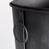 Napa Aged Zinc OBERON PLANTER LARGE
