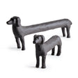 Napa Black/Bronze CONNLEY DOGS, SET OF 2