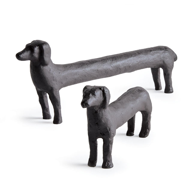 Napa Black/Bronze CONNLEY DOGS, SET OF 2