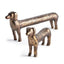 Napa Antique Brass CONNLEY DOGS, SET OF 2