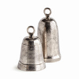 Napa Antique Silver LA TAVERNA GRANDE BELLS, SET OF 2