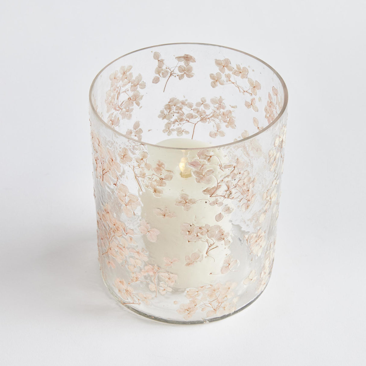 Napa Clear/Pink PETITE BLOSSOMS HURRICANE LARGE