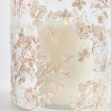 Napa Clear/Pink PETITE BLOSSOMS HURRICANE LARGE