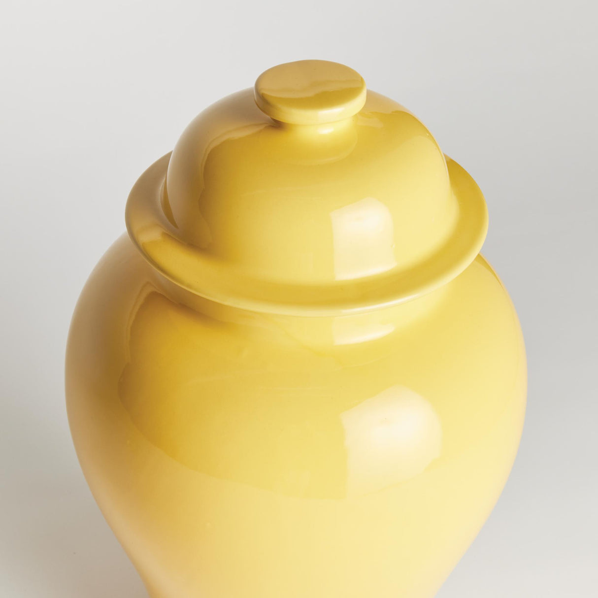 Napa Yellow KOA LIDDED GINGER JAR SMALL