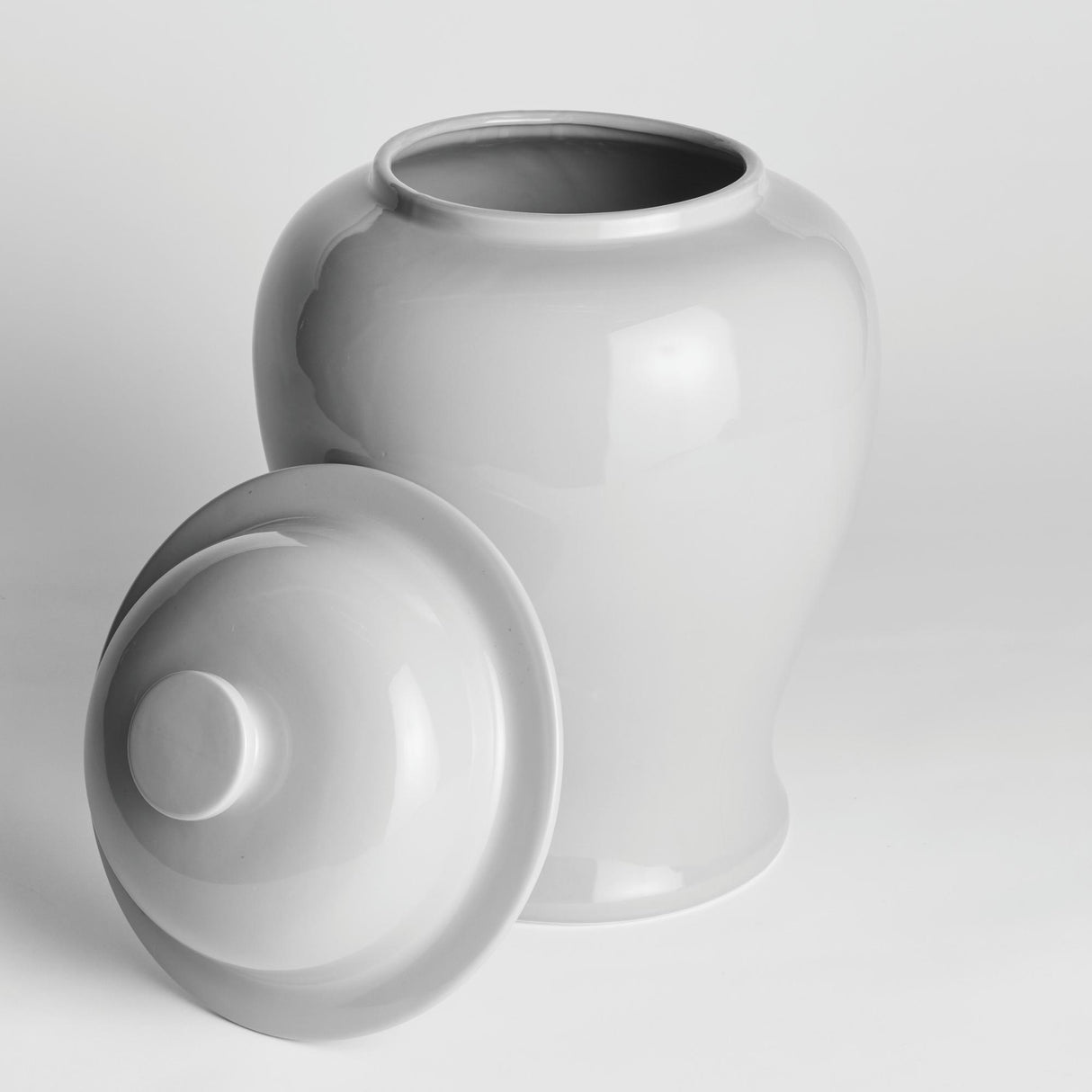 Napa White KOA WIDE LIDDED GINGER JAR LARGE