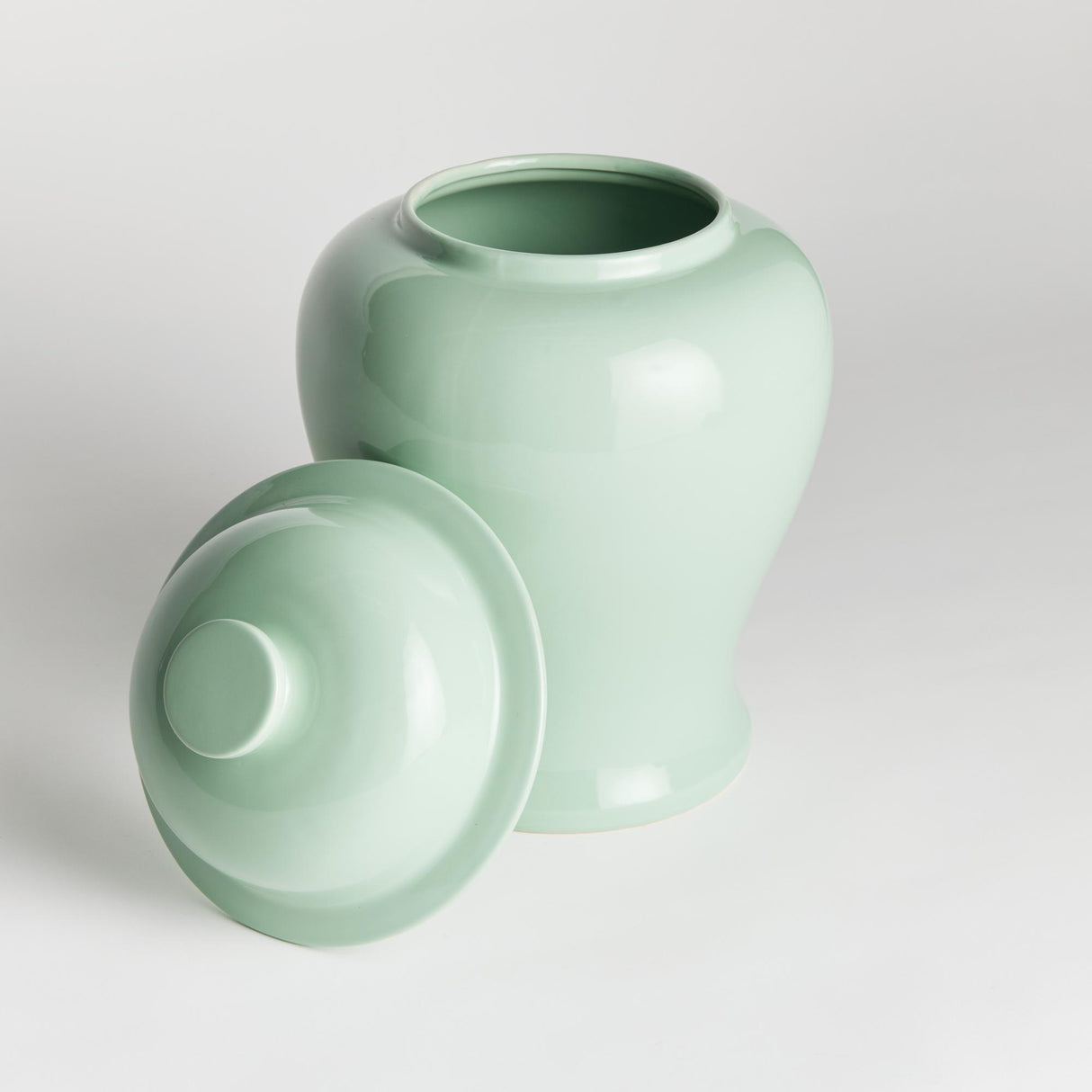 Napa Green KOA WIDE LIDDED GINGER JAR SMALL