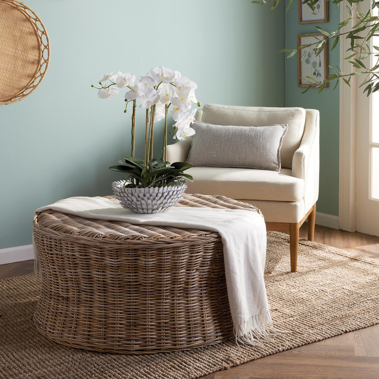 Napa White SERENA DECORATIVE BOWL