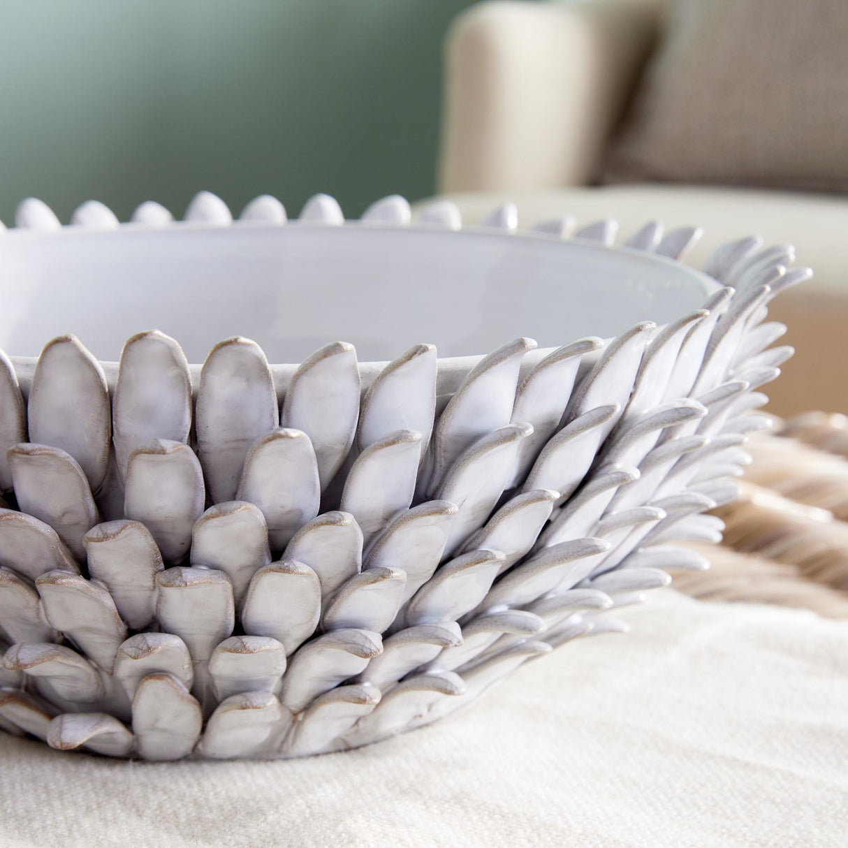 Napa White SERENA DECORATIVE BOWL
