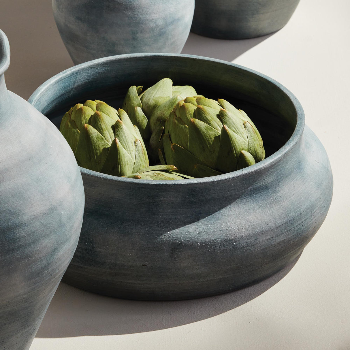 Napa Washed Blue MIRELA DECORATIVE BOWL
