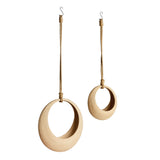 Napa Natural JAYLA BAMBOO HANGING BASKETS, SET OF 2