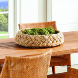 Napa Natural ABACA FRENCH BRAIDED BASKETS, SET OF 2