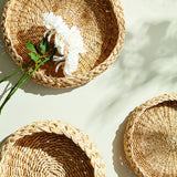 Napa Natural ABACA FRENCH BRAIDED BASKETS, SET OF 2