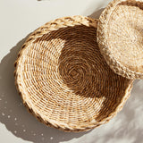 Napa Natural ABACA FRENCH BRAIDED BASKETS, SET OF 2