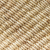 Napa Natural ABACA FRENCH BRAIDED SQUARE TRAYS, SET OF 2