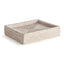 Napa Whitewash BURMA RATTAN LIDDED LETTER BOX