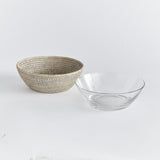 Napa Graywash BURMA RATTAN SERVING BOWL 10.75"