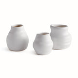 Napa White TABITHA BUD VASES, SET OF 3