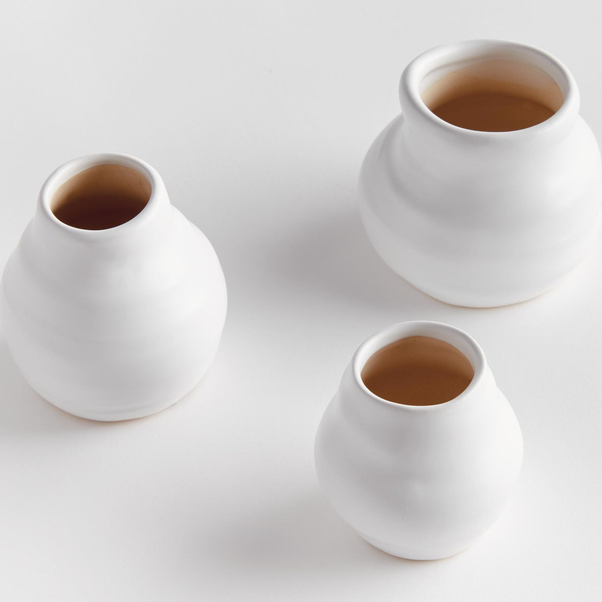 Napa White TABITHA BUD VASES, SET OF 3