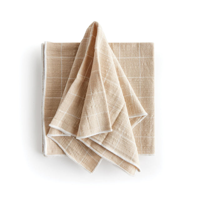 Napa Taupe AVERY DINNER NAPKINS, SET OF 4