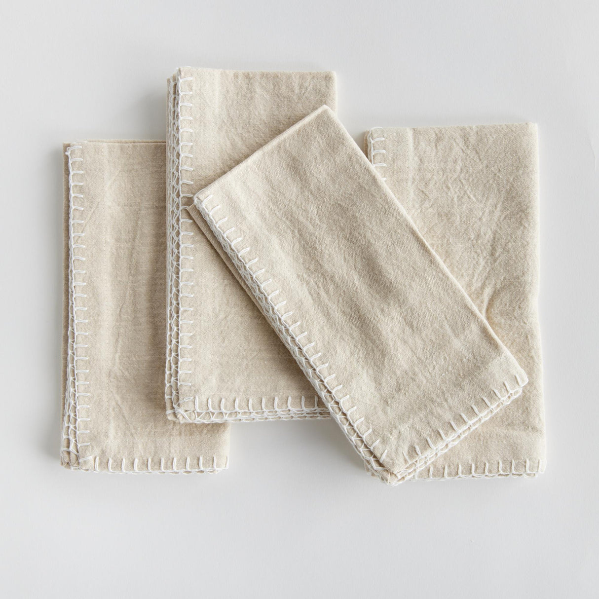 Napa Taupe ADDIE DINNER NAPKINS, SET OF 4
