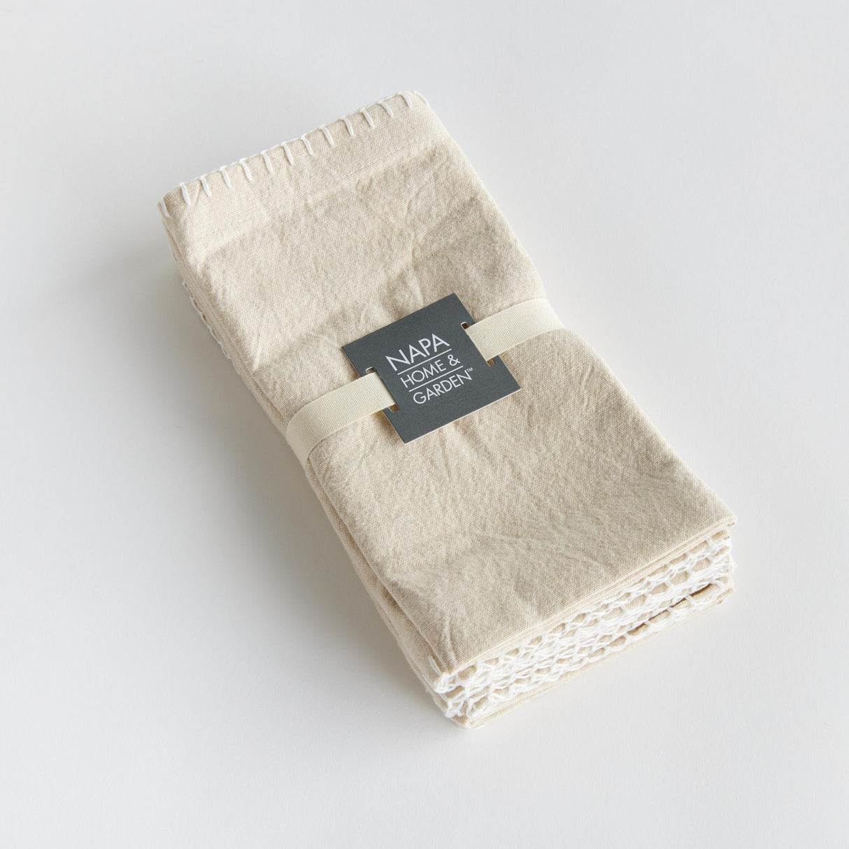 Napa Taupe ADDIE DINNER NAPKINS, SET OF 4