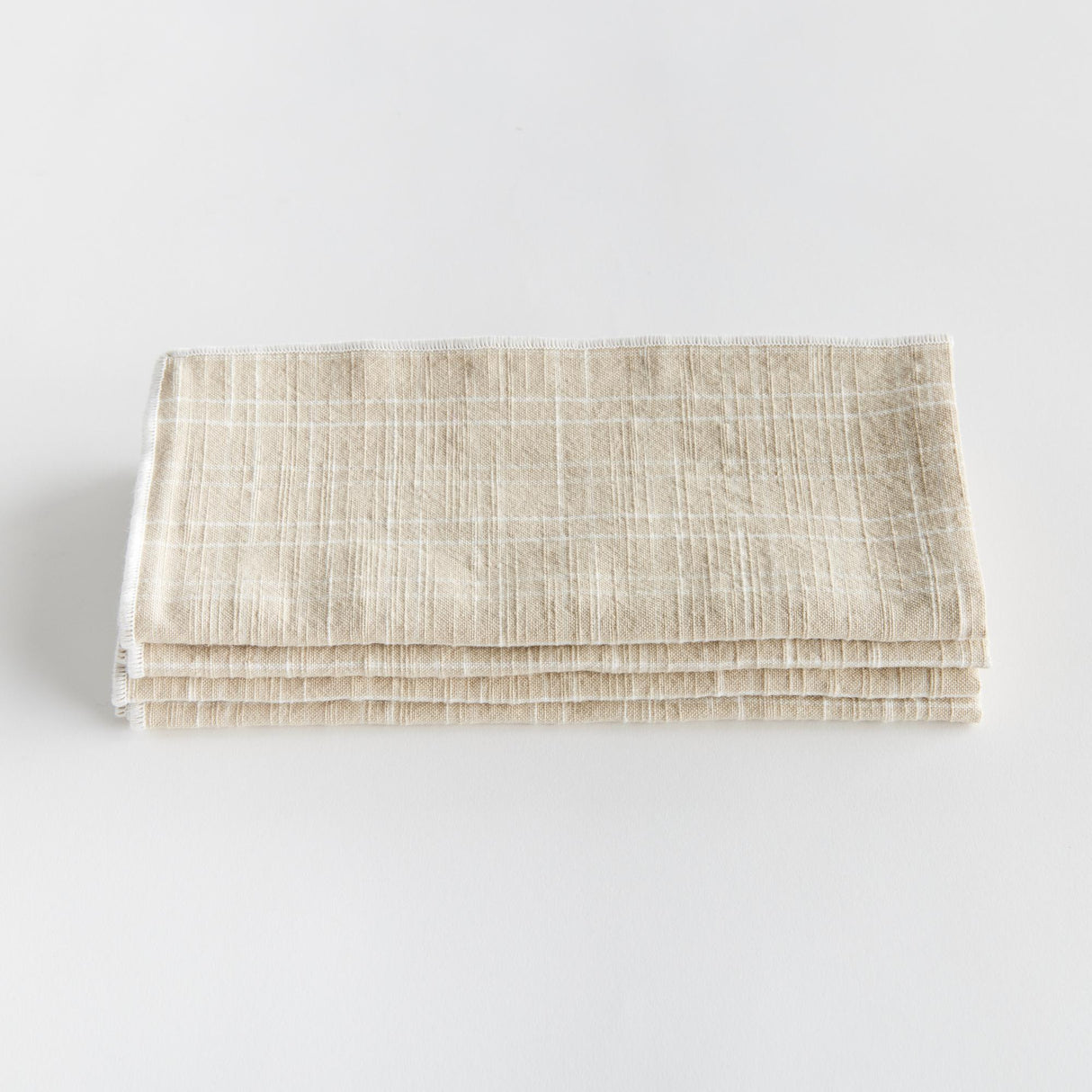 Napa Taupe ARCH DINNER NAPKINS, SET OF 4