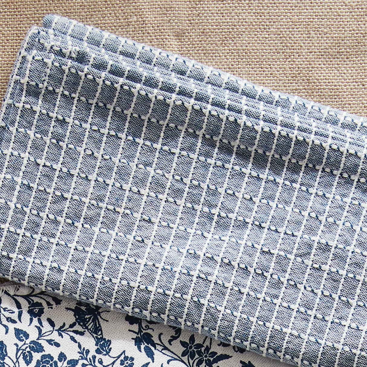 Napa Blue BLAKE DINNER NAPKINS, SET OF 4