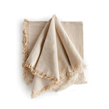 Napa Taupe AURA DINNER NAPKINS, SET OF 4