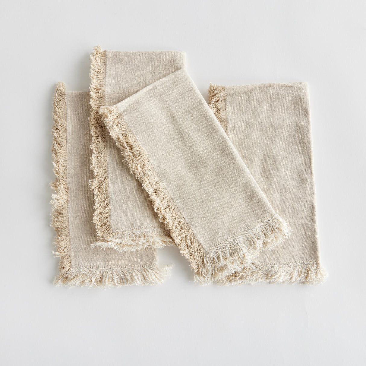 Napa Taupe AURA DINNER NAPKINS, SET OF 4