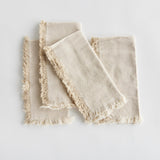 Napa Taupe AURA DINNER NAPKINS, SET OF 4