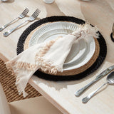 Napa Taupe AURA DINNER NAPKINS, SET OF 4