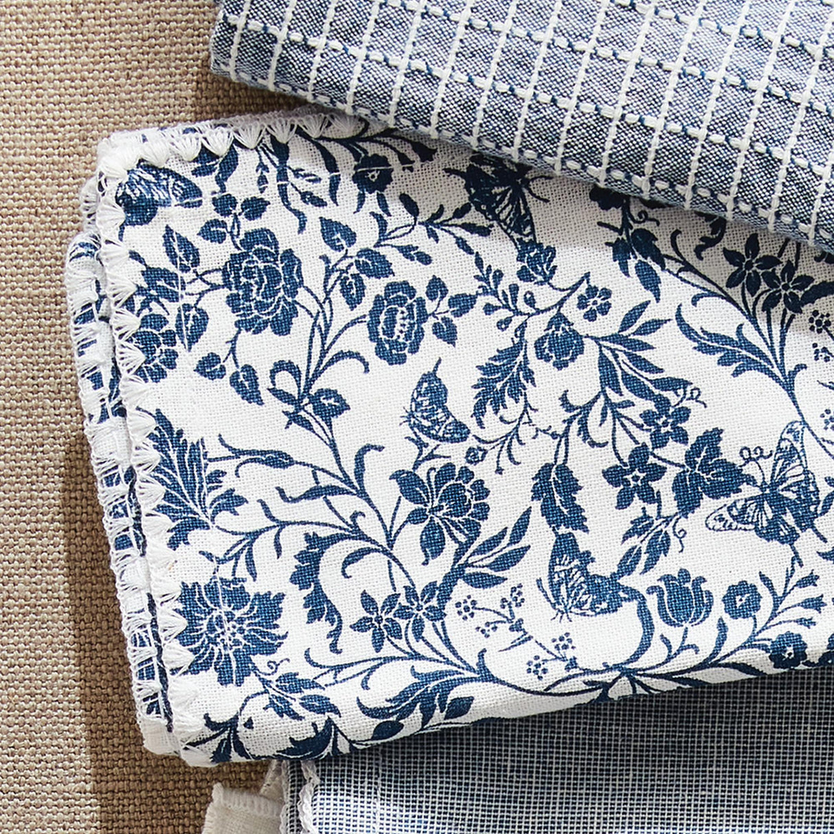 Napa Blue BELLA DINNER NAPKINS, SET OF 4