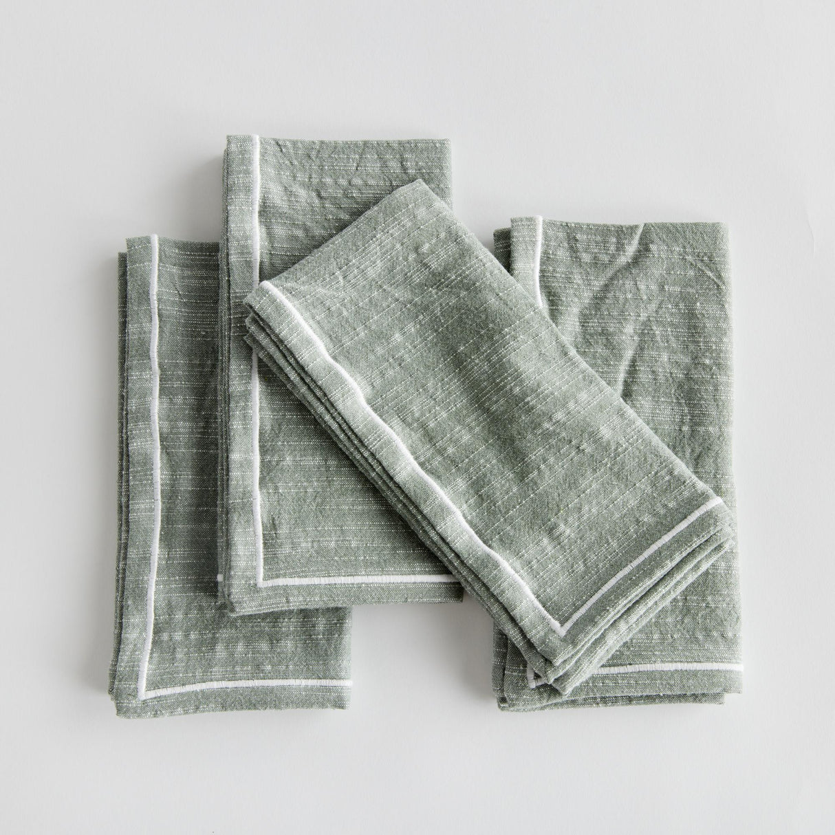 Napa Green VERDI DINNER NAPKINS, SET OF 4