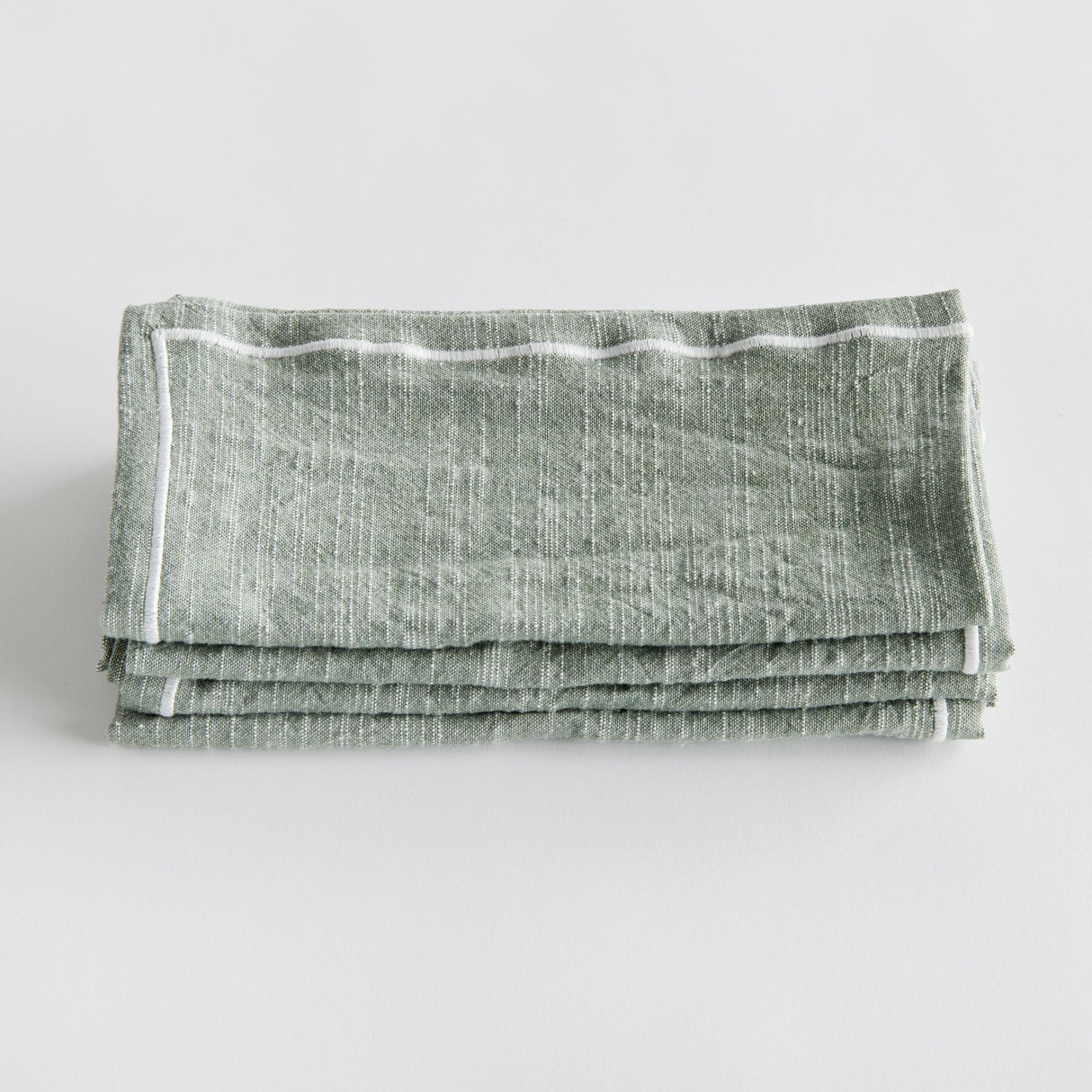 Napa Green VERDI DINNER NAPKINS, SET OF 4