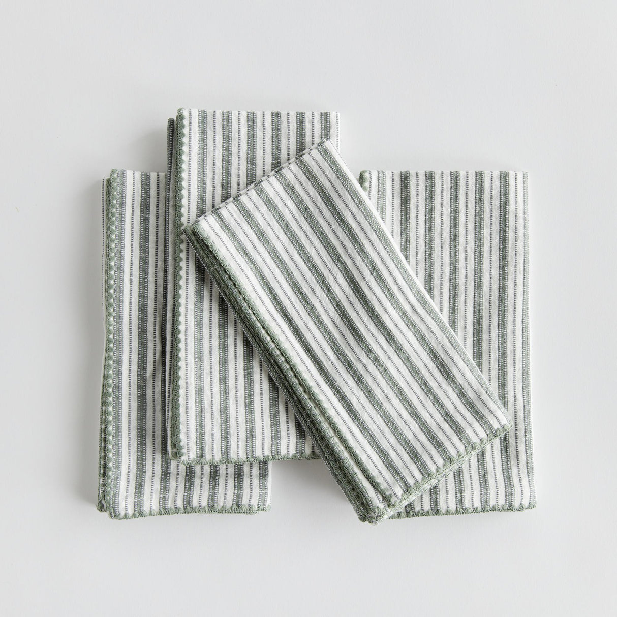 Napa Green VINNIA DINNER NAPKINS, SET OF 4