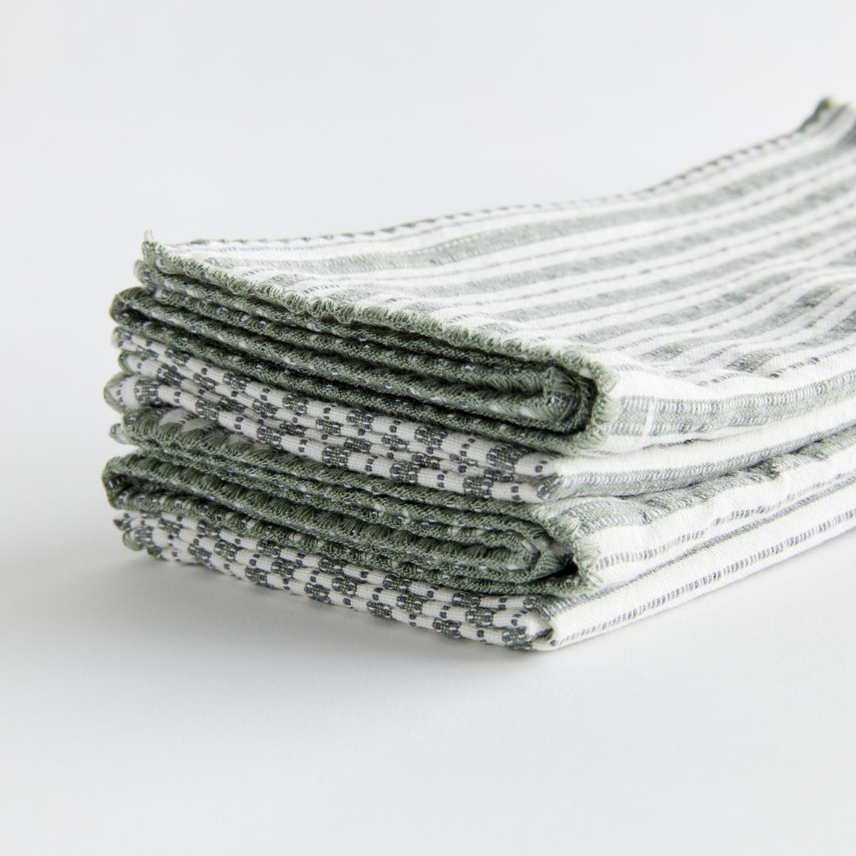Napa Green VINNIA DINNER NAPKINS, SET OF 4