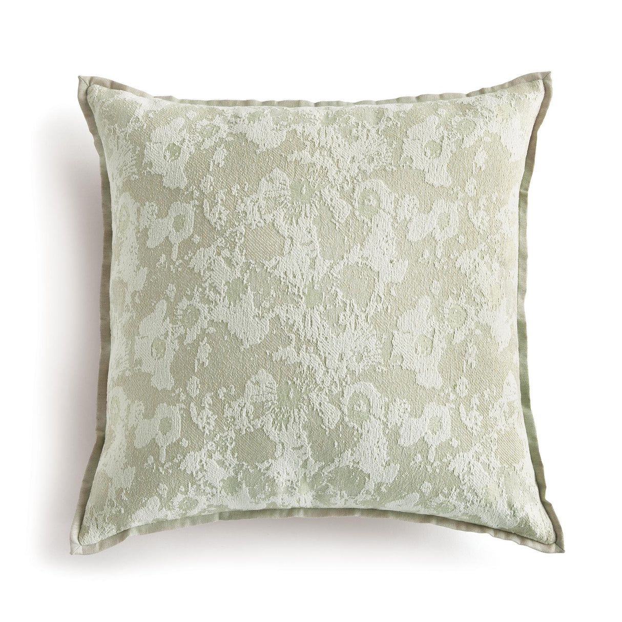 Napa Celadon/Ecru, Back: Celadon SOFIA SQUARE INDOOR-OUTDOOR PILLOW 24"