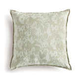Napa Celadon/Ecru, Back: Celadon SOFIA SQUARE INDOOR-OUTDOOR PILLOW 24"