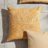 Napa Yellow Yara Square Indoor-Outdoor Pillow 24"