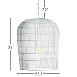 Napa White Lucia Grande Pendant