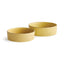 Napa Yellow STUDIO DECORATIVE LOW BOWLS, SET OF 2