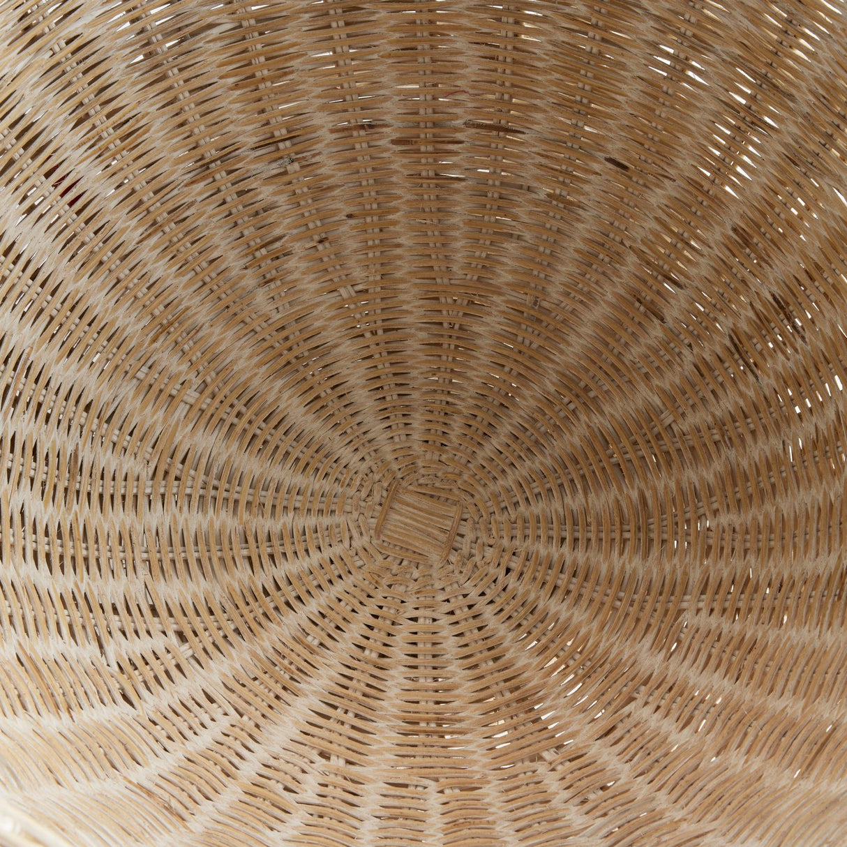 Napa Whitewash CHARLESTON RATTAN FOOTED BOWL