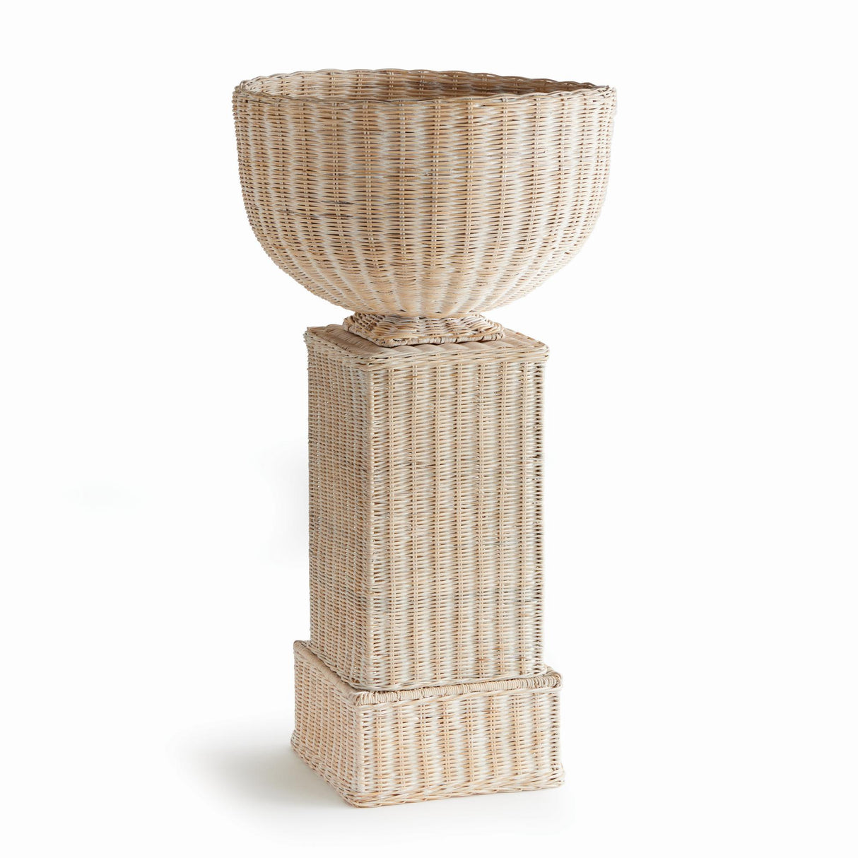 Napa Natural Charleston Rattan Pedestal Short