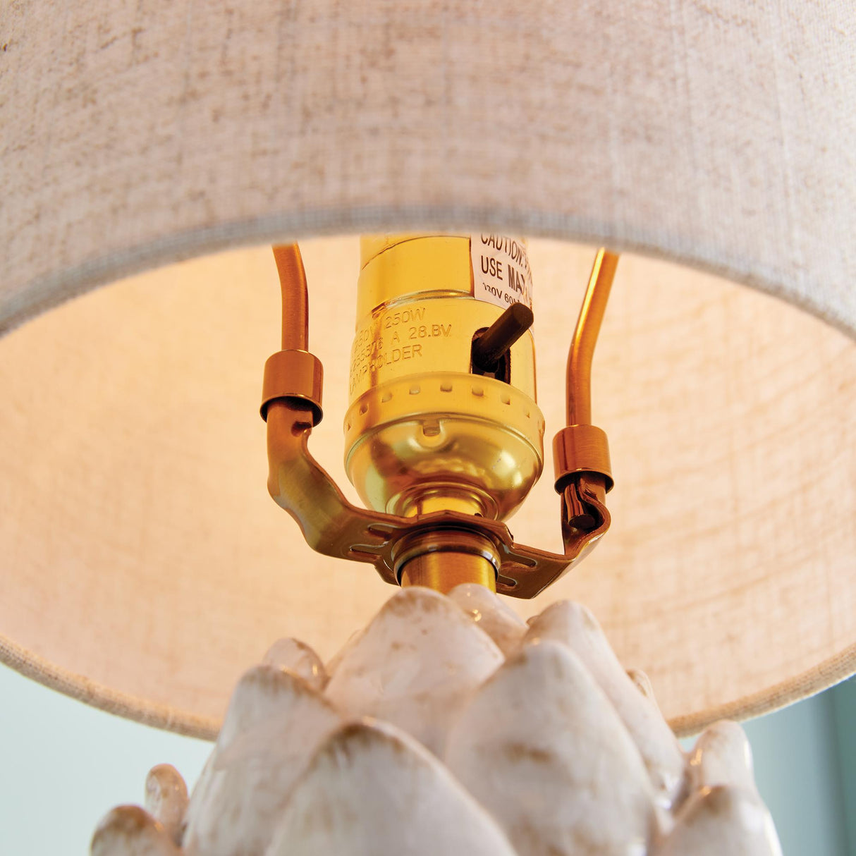 Napa White Declan Lamp